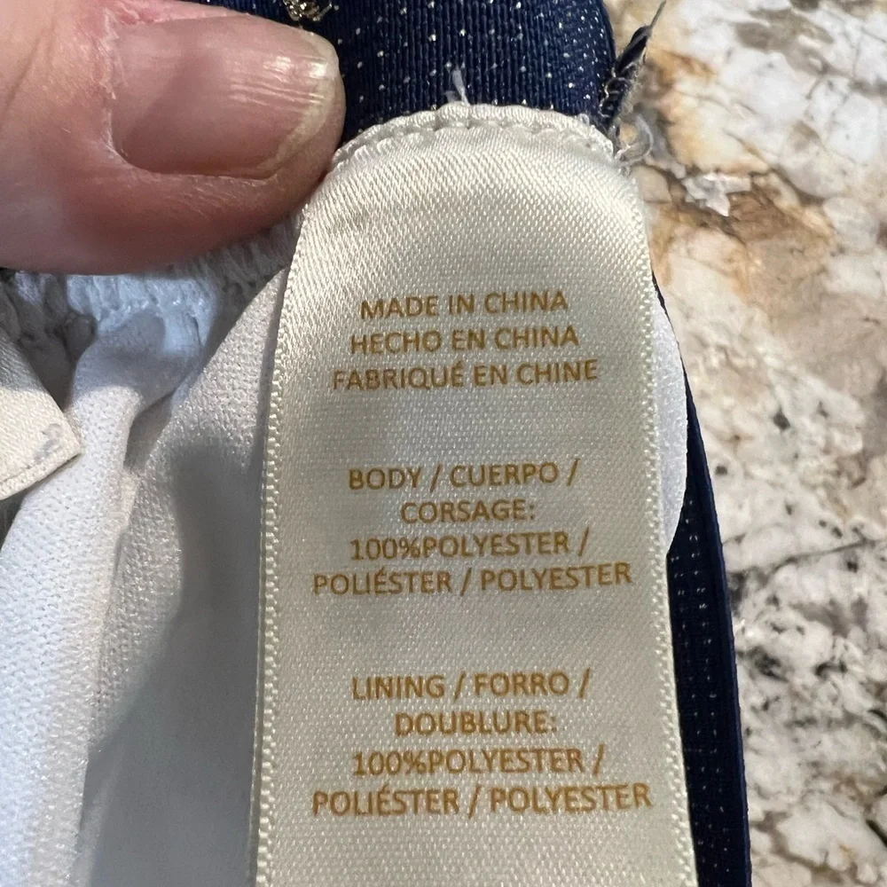 Kate Spade “Skirt the Rules” Baby Girls Metallic Gold Pleated Skirt Size 18 mo - Picture 6 of 7